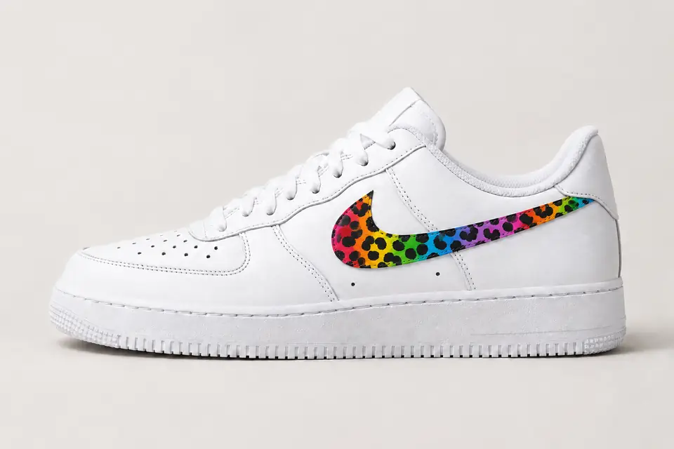 Air Force 1 Animal coloris multicolore, vue de profil