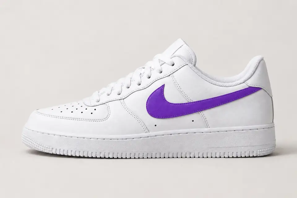 Air Force 1 Lila Femme coloris violet, vue de profil