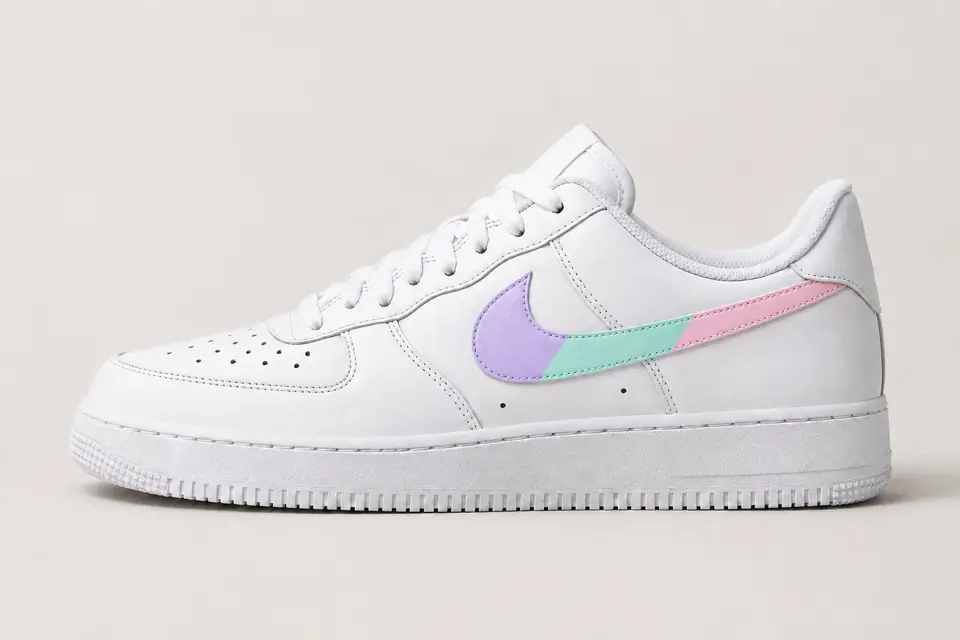 Air Force 1 Pastel Homme coloris pastel, vue de profil