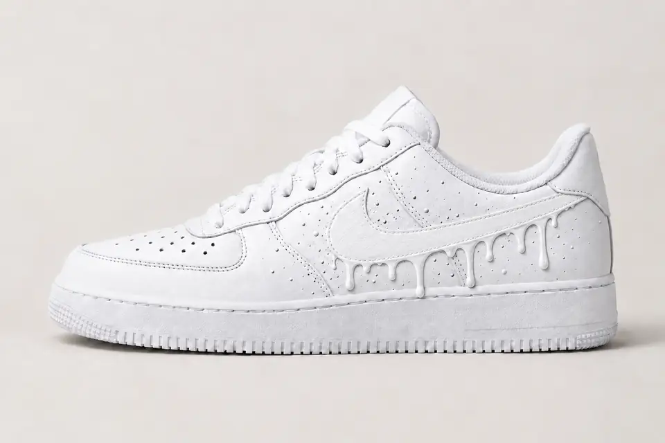 Air Force Bébé Garçon Drip coloris blanc, vue de profil