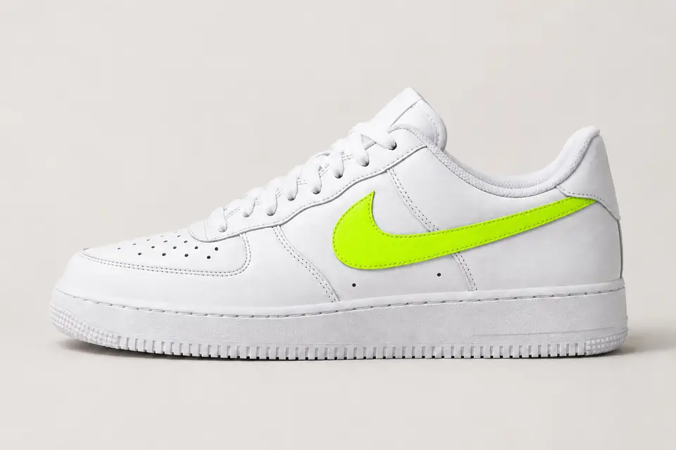 Air Force Fluo Femme coloris fluo, vue de profil