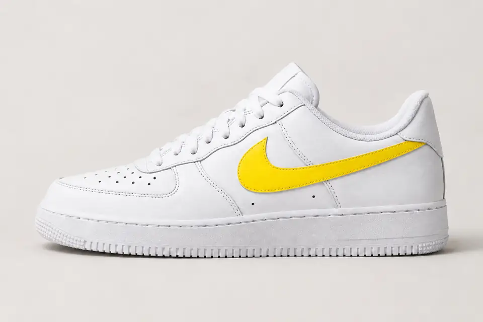 Air Force Jaune Homme coloris jaune, vue de profil