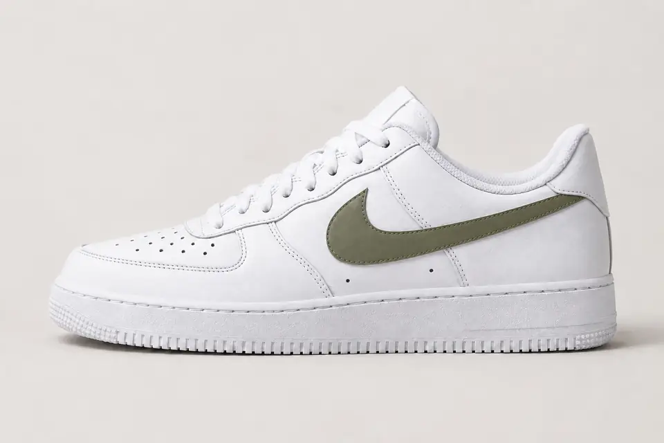 Air Force Vert Kaki Femme coloris kaki, vue de profil