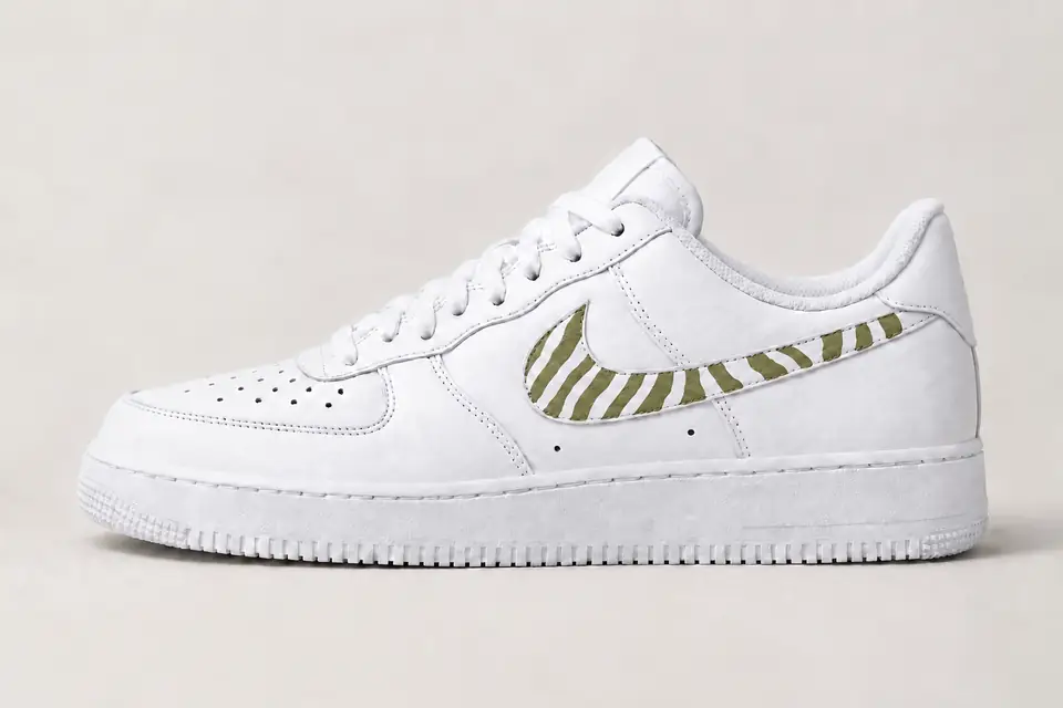 Air Force Zebra coloris kaki, vue de profil