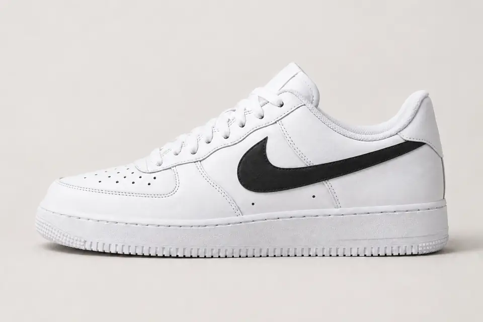 Nike Air Force 1 Fille Noir coloris noir, vue de profil